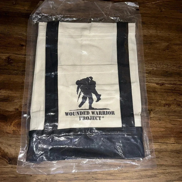 WWP Wounded Warrior Project NWT Canvas Tote Bag - Picture 1 of 3